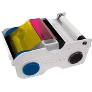 Fargo DTC1000 YMCKO Ribbon Cartridge w/ Cleaning Roller - 45000