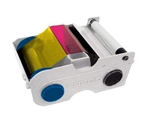 Fargo DTC1000 YMCKO Ribbon Cartridge w/ Cleaning Roller - 45000