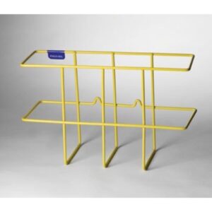 msds binder rack 4″, yellow wall mountable, rtk holder for 3 ring (not included)