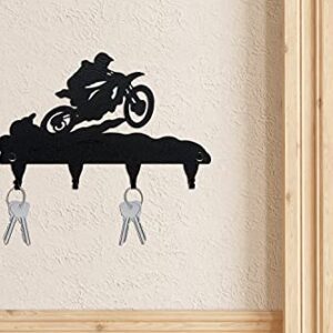 Innovative Fabricators, Inc. Motocross Key Hooks, Wall Mount, 11 Inch