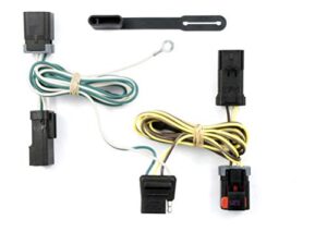 curt 55537 vehicle-side custom 4-pin trailer wiring harness, fits select dodge caravan, grand, chrysler town and country