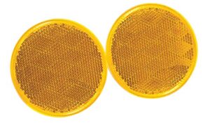 reese towpower 73817 amber reflector – 2 pack