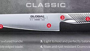 Global GS-7-4 inch, 10cm Paring Spear Knife, 4 inch, Stainless Steel