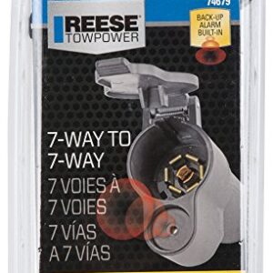 Reese Towpower 74679 7-Way Blade Instant Add-on Back-up Alarm Adapter