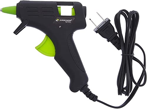 Surebonder GM-160 Mini High Temperature Glue Gun, 10-watt, Green/Black