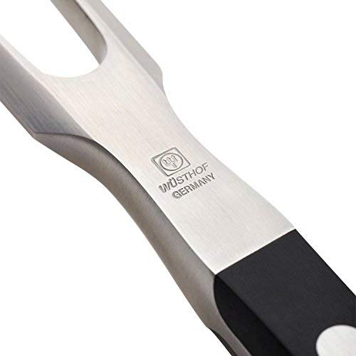 Wusthof CLASSIC Straight Meat Fork, Black, Stainless Steel