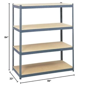 Safco Products 5261 Archival Shelving Shelves for use with Archival Shelving Frame 5260, Sold Separately, (Qty. 4), Tan