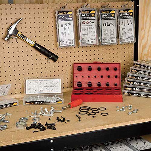 Trades Pro 836344 240Pc Zinc Metric Nut & Bolt Assortment, Combination Pack