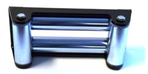 warn 69394 zinc plated winch roller fairlead for 16.5ti and m15000 winches