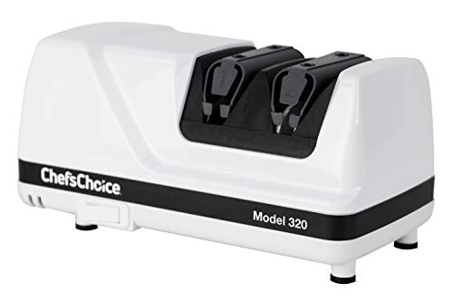 Chef'sChoice FlexHone/Strop Professional Electric-Knife Sharpener, 2-Stage, White