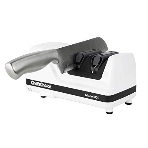 Chef'sChoice FlexHone/Strop Professional Electric-Knife Sharpener, 2-Stage, White