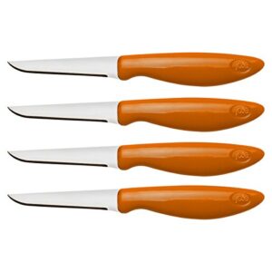 Joie 26028 Stainless Steel Flexible Paring/Garnishing Knives (Set Of 4) Colors Vary