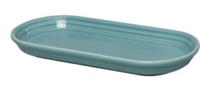 fiesta 12-inch by 5-3/4-inch bread tray, turquoise