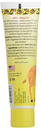 Spry Kid's Xylitol Tooth Gel, Natural Strawberry Banana, 2 fl oz