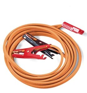 warn 26771 winch accessory: quick connect booster power cable with connector clamps, 16′ length