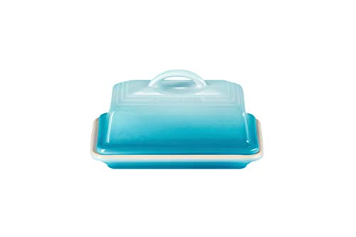 Le Creuset Stoneware European Butter Dish, Caribbean