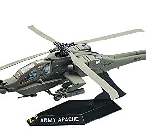 Revell SnapTite Apache Helicopter Plastic Model Kit Brown