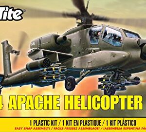 Revell SnapTite Apache Helicopter Plastic Model Kit Brown