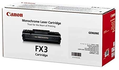 Canon FX3 1557A002BA LaserClass 2050P 2060 2060P 300 Toner Cartridge (Black) in Retail Packaging