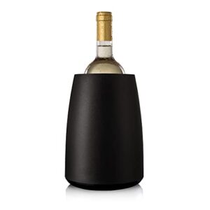 vacu vin rapid ice elegant wine cooler – black