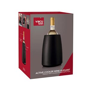 Vacu Vin Rapid Ice Elegant Wine Cooler - Black