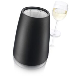 Vacu Vin Rapid Ice Elegant Wine Cooler - Black