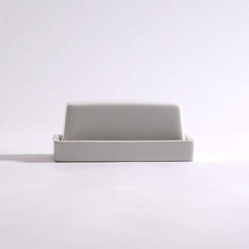 ZERO JAPAN BYK-12 WH Butter Dish with Knife, White, Approx. 5.7 x 3.5 x 2.4 inches (145 x 90 x 60 mm)