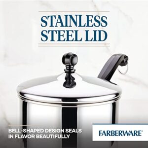 Farberware Classic Stainless Steel 2-Quart Covered Saucepan, Silver