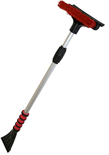 Mallory 581-E Mallory Telescoping Sport Utility Snow Broom with 8" Head (Colors may vary)