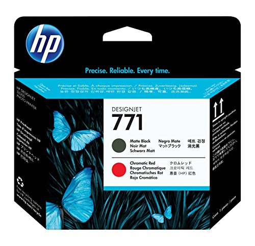 HP CE017A # Printhead (Matte Black/Chromatic Red) in Retail Packaging