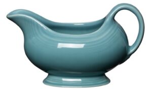 fiesta 18-1/2-ounce sauceboat, turquoise