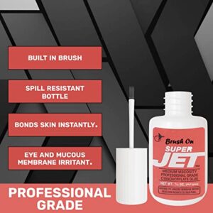 Jet Glue Brush-On Super Jet - Ideal for all Instant Bond Situations