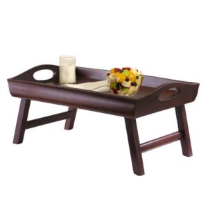 Winsome Wood Sedona Bed Tray, Antique Walnut