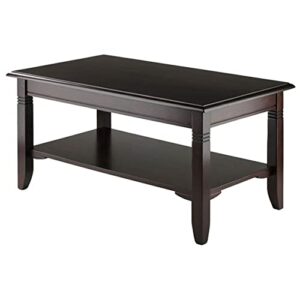 winsome wood nolan occasional table, cappuccino