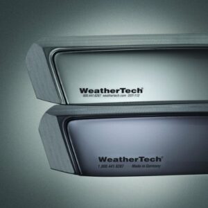 WeatherTech Custom Fit Front & Rear Side Window Deflectors for Jaguar S-Type, Dark Smoke