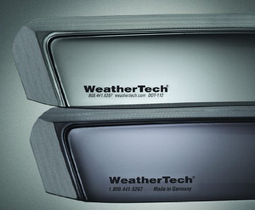 WeatherTech Custom Fit Front & Rear Side Window Deflectors for Lexus RX, Dark Smoke