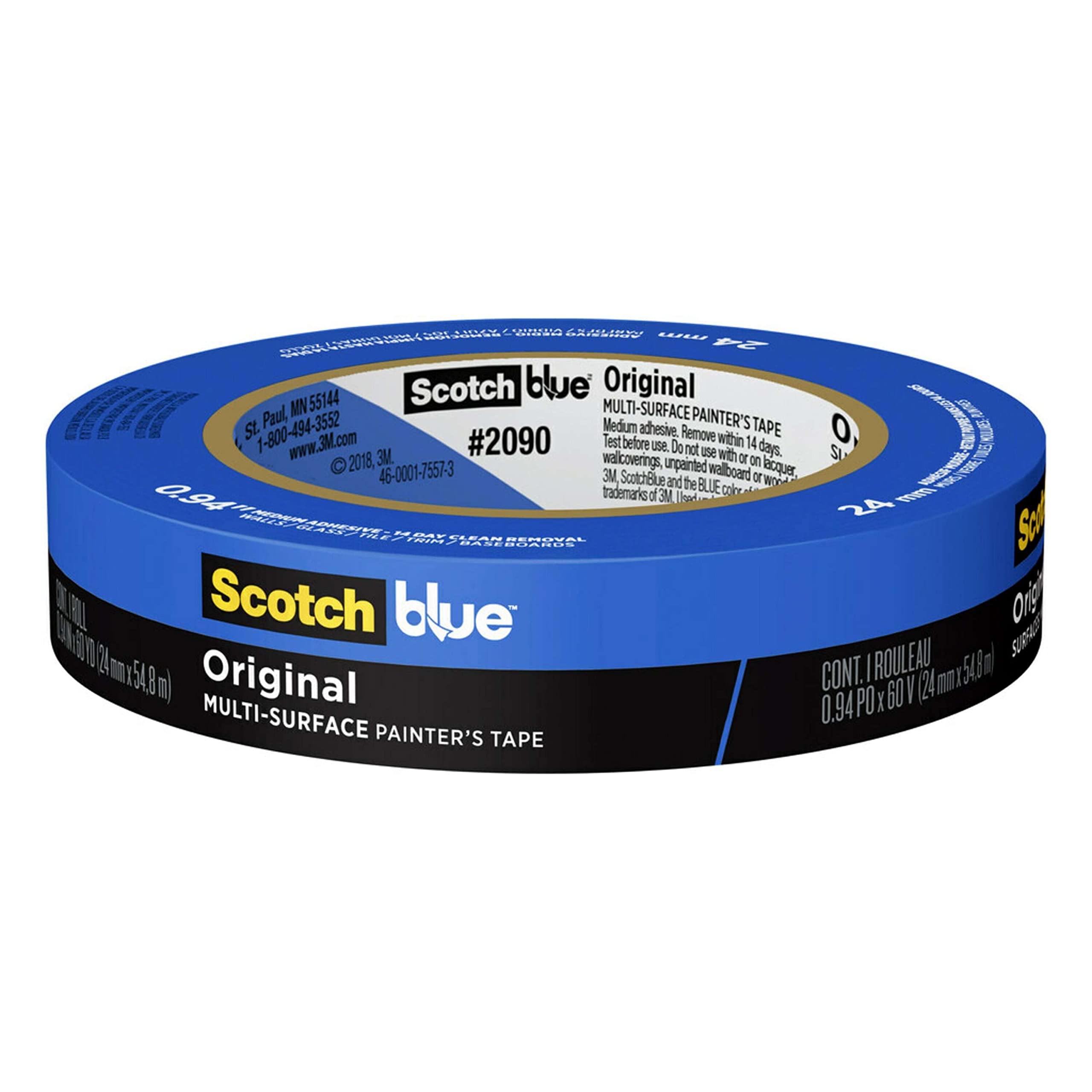 ScotchBlue Painter's Tape, Multi-Use, .94-Inch by 60-Yard, 1 Roll