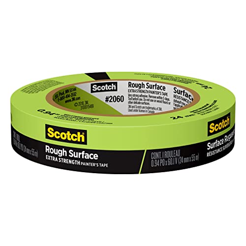 Scotch Rough Surface Painter's Tape, 0.94 inches x 60 yards, 2060, 1 Roll