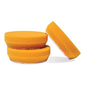 griot’s garage 11241 3″ orange foam correcting pads (set of 3)