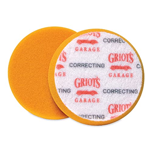 Griot's Garage 11241 3" Orange Foam Correcting Pads (Set of 3)