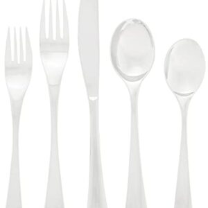 Ginkgo International Mariko 20-Piece Stainless Steel Flatware Place Setting, Service for 4