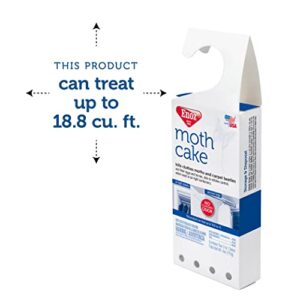 Enoz Moth Cake Kills Clothes Moths, Carpet Beetles, and Eggs and Larvae