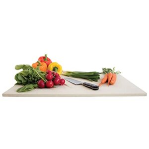 NoTrax 18" X 24" x 0.75" Sani-Tuff T45 Natural Rubber Cutting Board, Non-Skid Professional-Grade, Made in USA, T45S2018BF