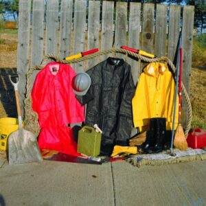 MCR Safety 200CX2 49-Inch Classic PVC/Polyester Coat with Detachable Hood, Yellow, 2X-Large