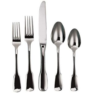 ginkgo international alsace 20-piece stainless steel flatware place setting, service for 4