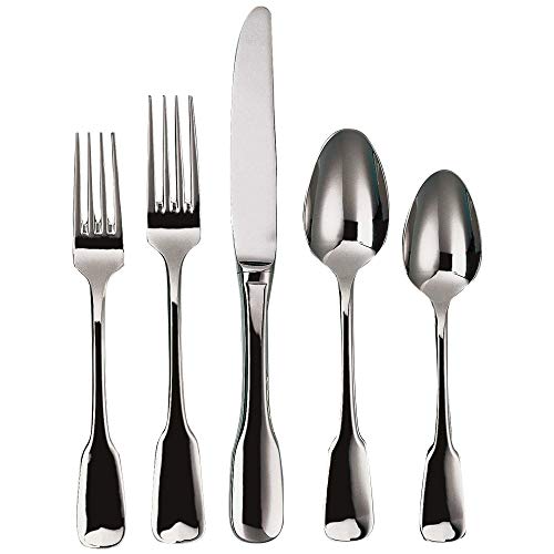 Ginkgo International Alsace 20-Piece Stainless Steel Flatware Place Setting, Service for 4