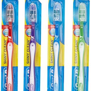 Oral-B Toothbrush Shiny Clean Soft (Pack of 12) Display, Multi