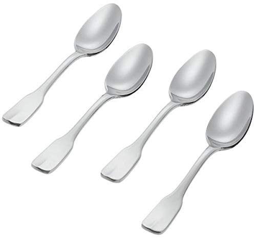 Ginkgo International Alsace Stainless Steel Demitasse Spoons, Set of 4