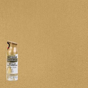 Rust-Oleum Pure Gold 245221 Universal All Surface Spray Paint, 11 oz, Metallic, 11 Ounce (Pack of 1)