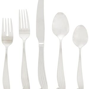 Ginkgo International LaMer 20-Piece Stainless Steel Flatware Place Setting, Service for 4